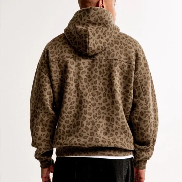 NWT Abercrombie Essential Popover Hoodie Sz Medium - Picture 5 of 12